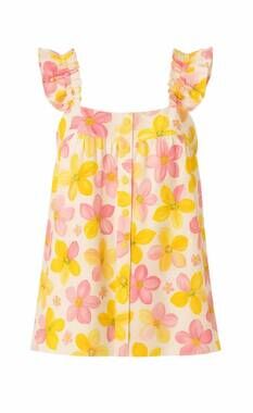 NEW ANOTHER LOVE women's diane tank top in yellow
